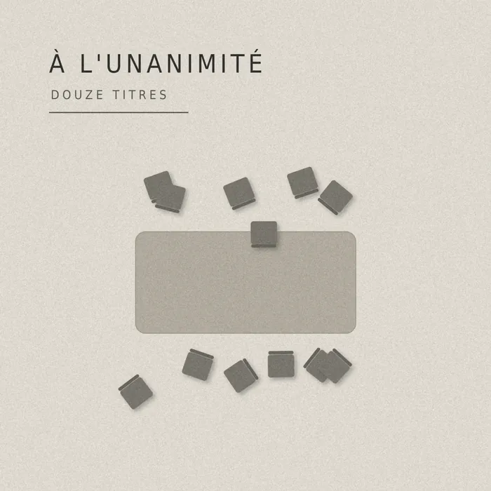 Pochette de l'album À l'unanimité