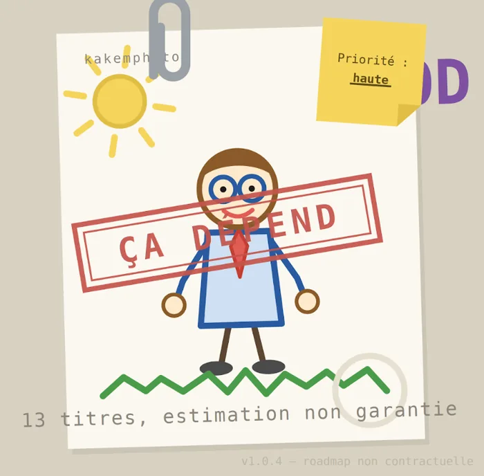Pochette de l'album Ça dépend