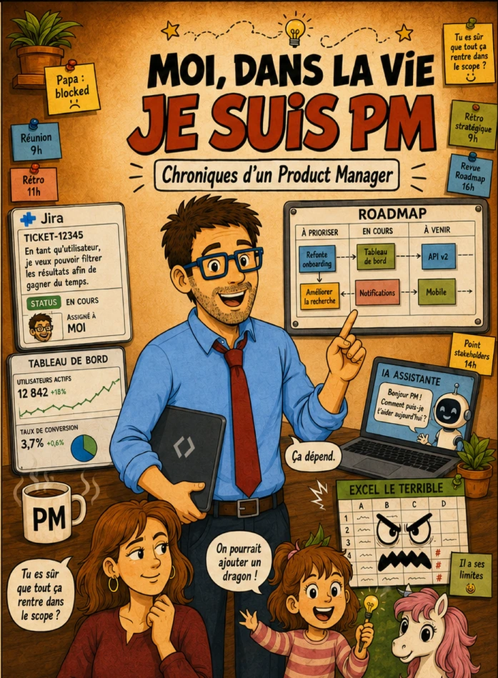 Couverture de la BD Dans la vie, moi, je suis PM
