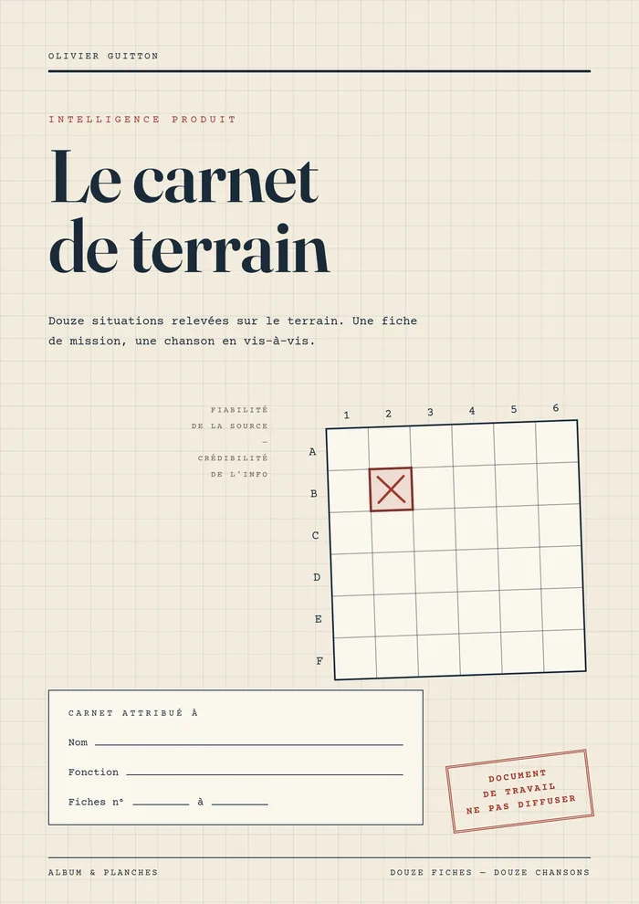 Couverture du Carnet de terrain
